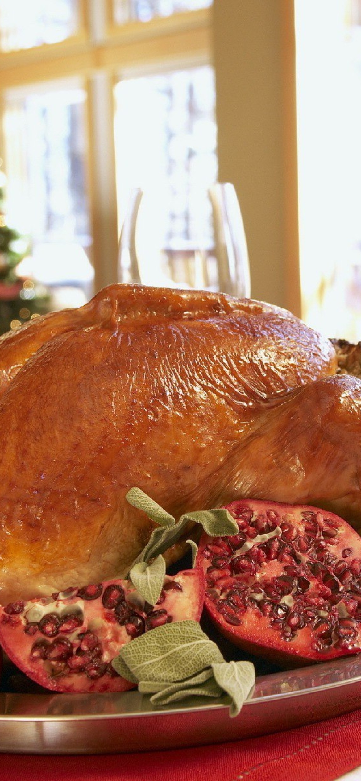 Das Turkey on Thanksgiving Day Wallpaper 1170x2532