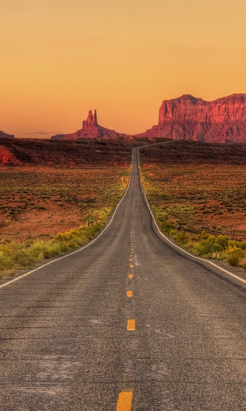 Fondo de pantalla Monument Valley in Arizona 480x800