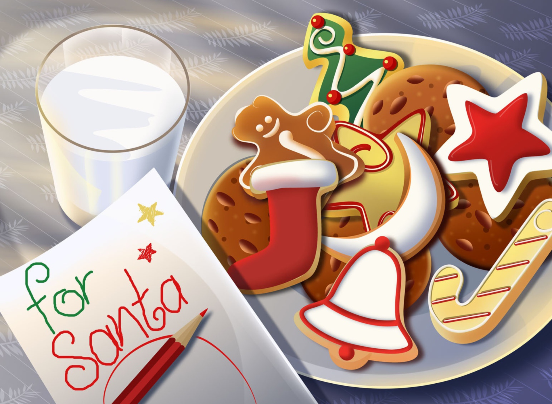 Sweets For Santa wallpaper 1920x1408