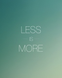 Less Is More wallpaper 128x160