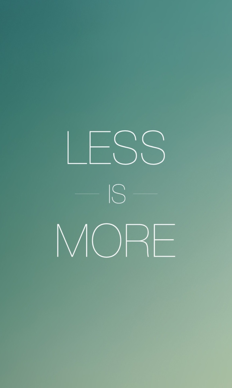 Less Is More screenshot #1 768x1280