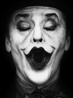 Das The Joker Jack Nicholson Wallpaper 240x320