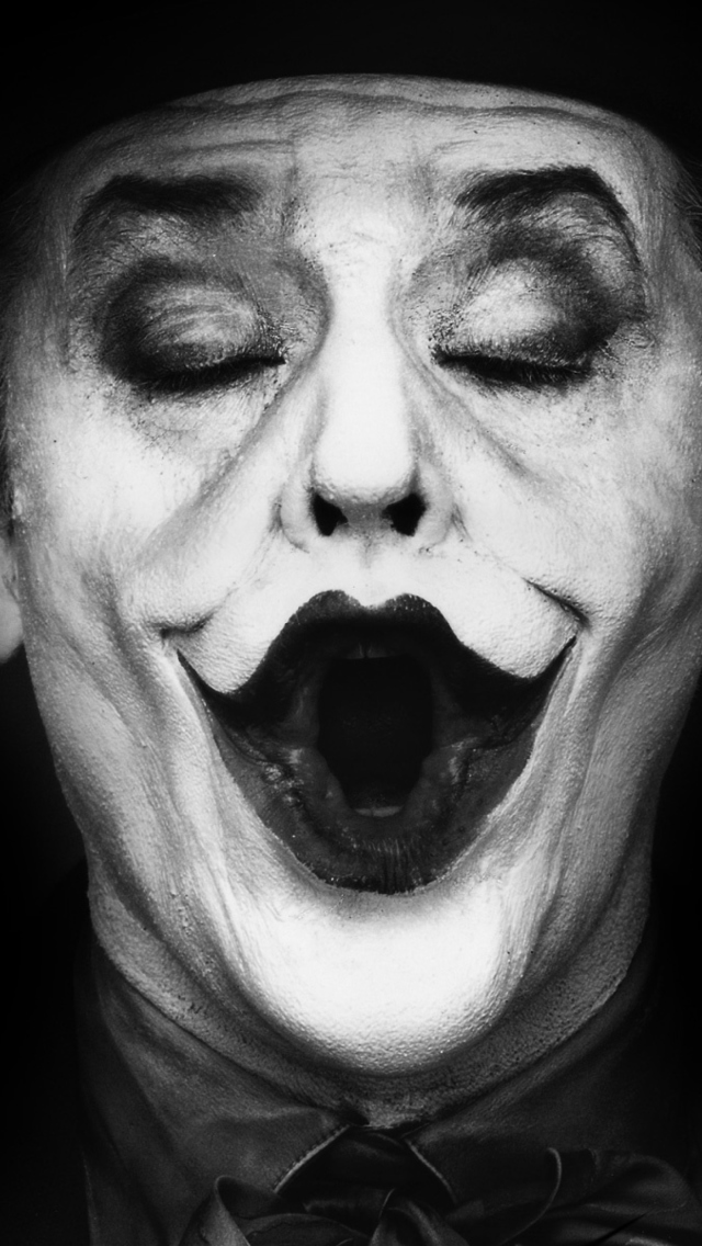 Das The Joker Jack Nicholson Wallpaper 640x1136