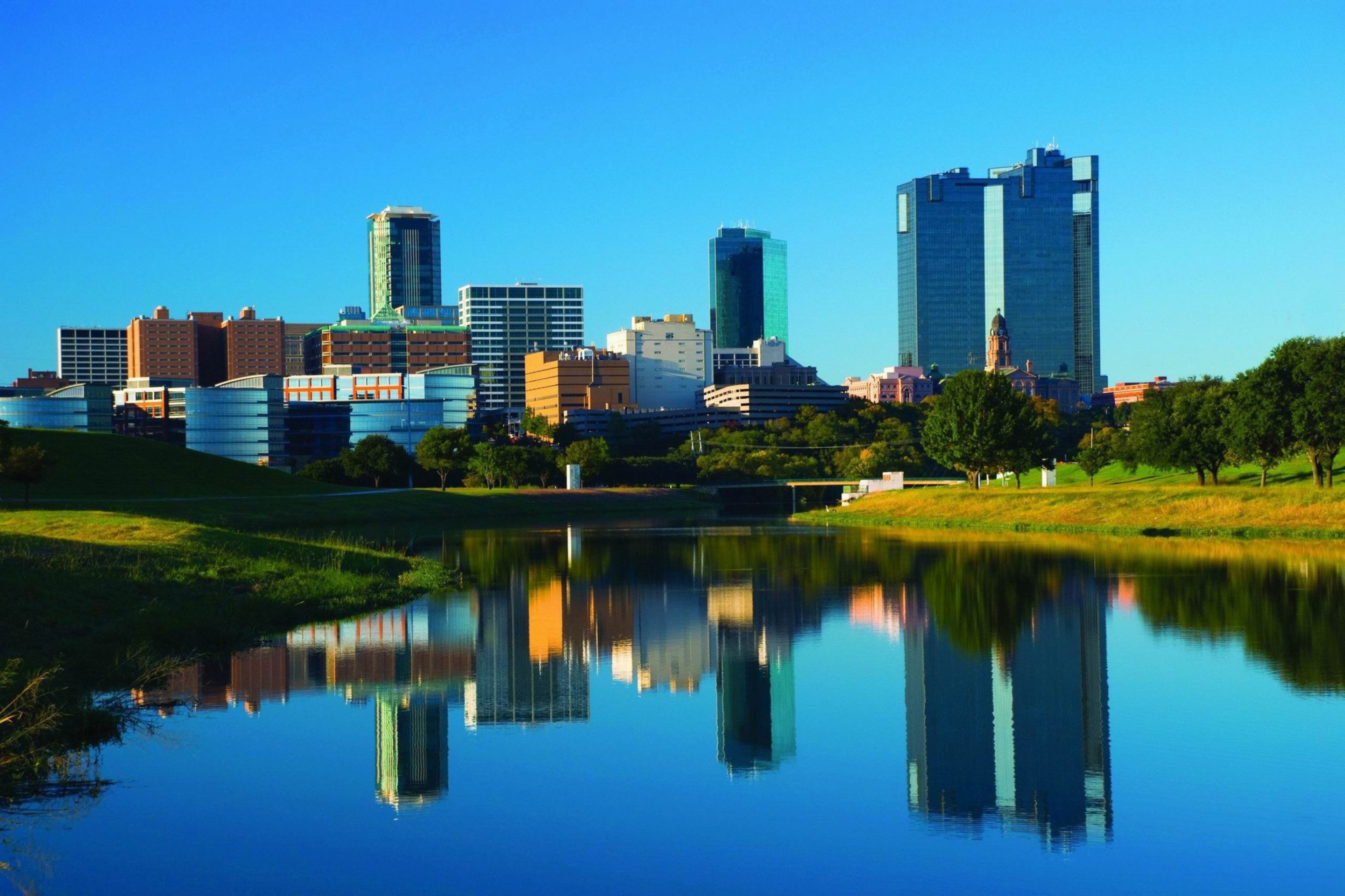 Das Fort Worth Skyscrapers in Texas Wallpaper 2880x1920