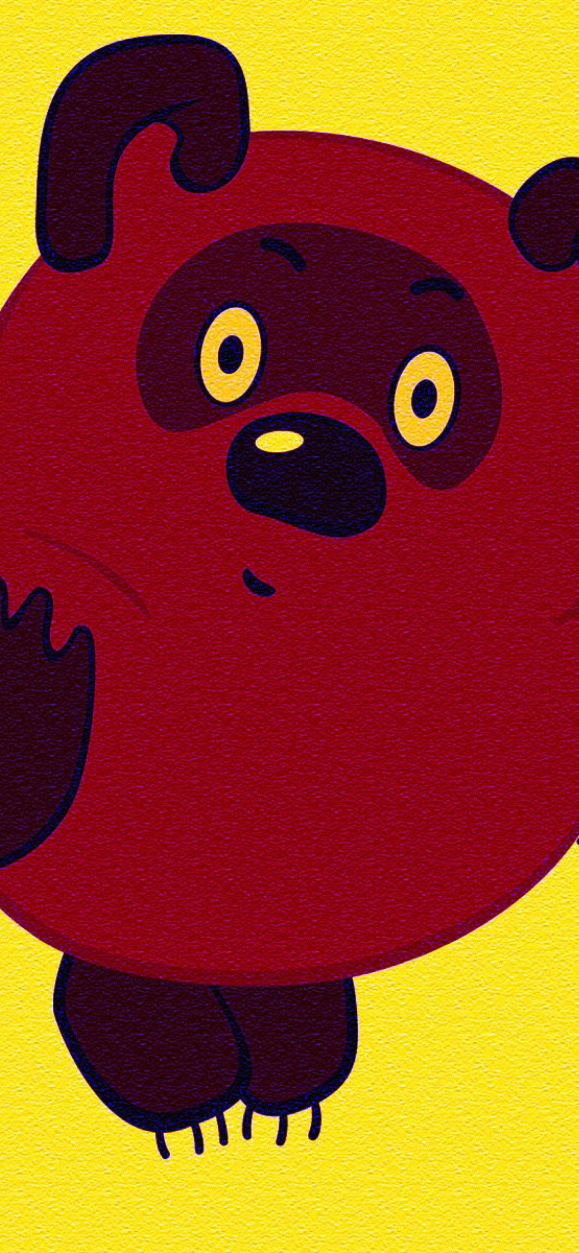 Russian Cartoon Character Winnie Pooh wallpaper 1170x2532