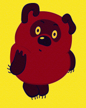 Russian Cartoon Character Winnie Pooh wallpaper 176x220