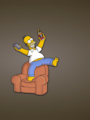 Fondo de pantalla Homer Simpson 132x176