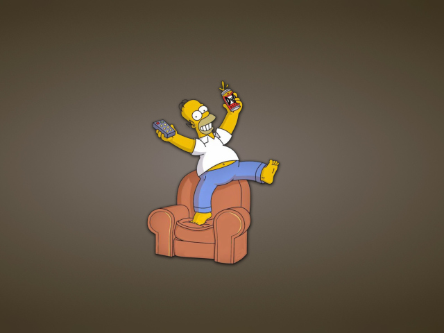 Das Homer Simpson Wallpaper 640x480