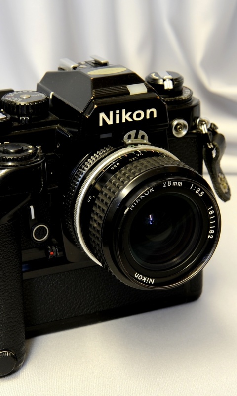 Screenshot №1 pro téma Nikon FA Single lens Reflex Camera 480x800
