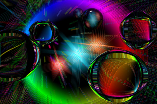 Colored Drops - Obrázkek zdarma pro Nokia Asha 200