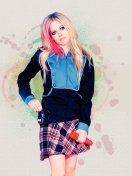 Обои Avril Lavigne 132x176