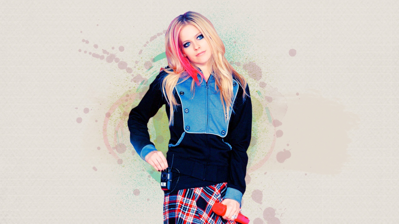 Fondo de pantalla Avril Lavigne 1600x900
