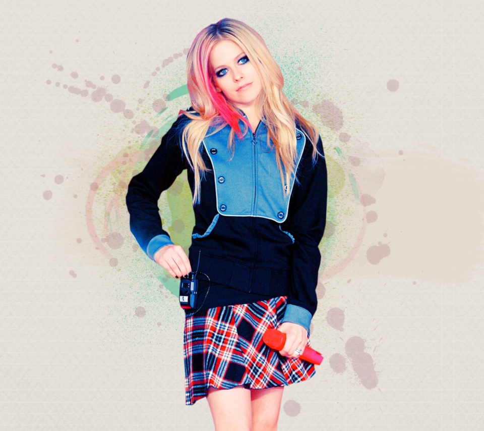 Обои Avril Lavigne 960x854