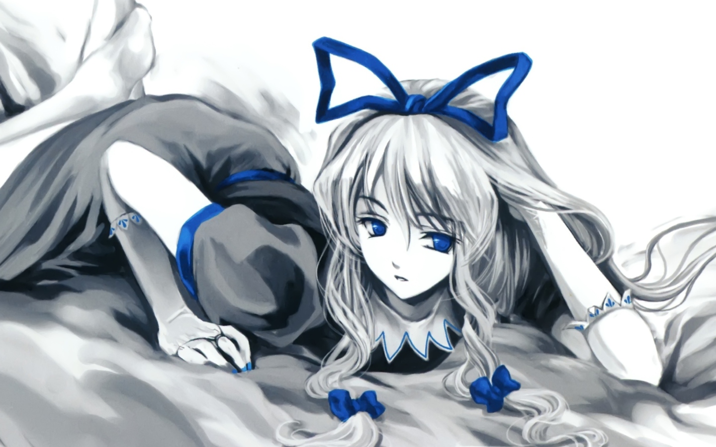 Обои Anime Sleeping Girl 1440x900