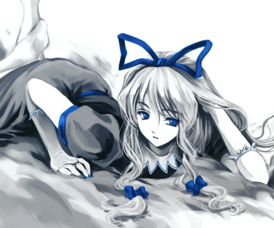 Fondo de pantalla Anime Sleeping Girl 960x800