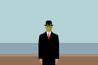Rene Magritte Painting - Obrázkek zdarma pro Nokia C3