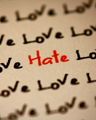 Love And Hate - Obrázkek zdarma pro 132x176