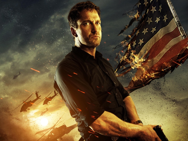 Sfondi Gerard Butler In Olympus Has Fallen 640x480