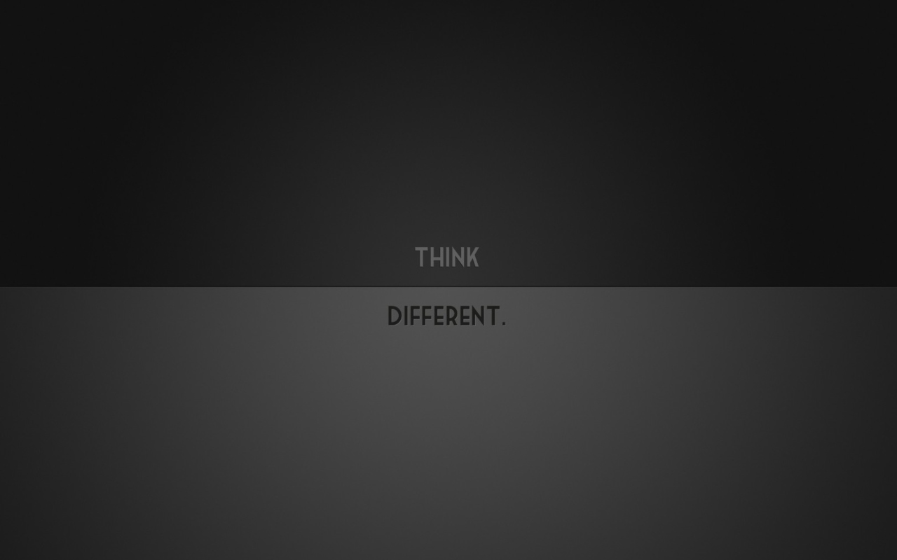 Screenshot №1 pro téma Think Different 1280x800