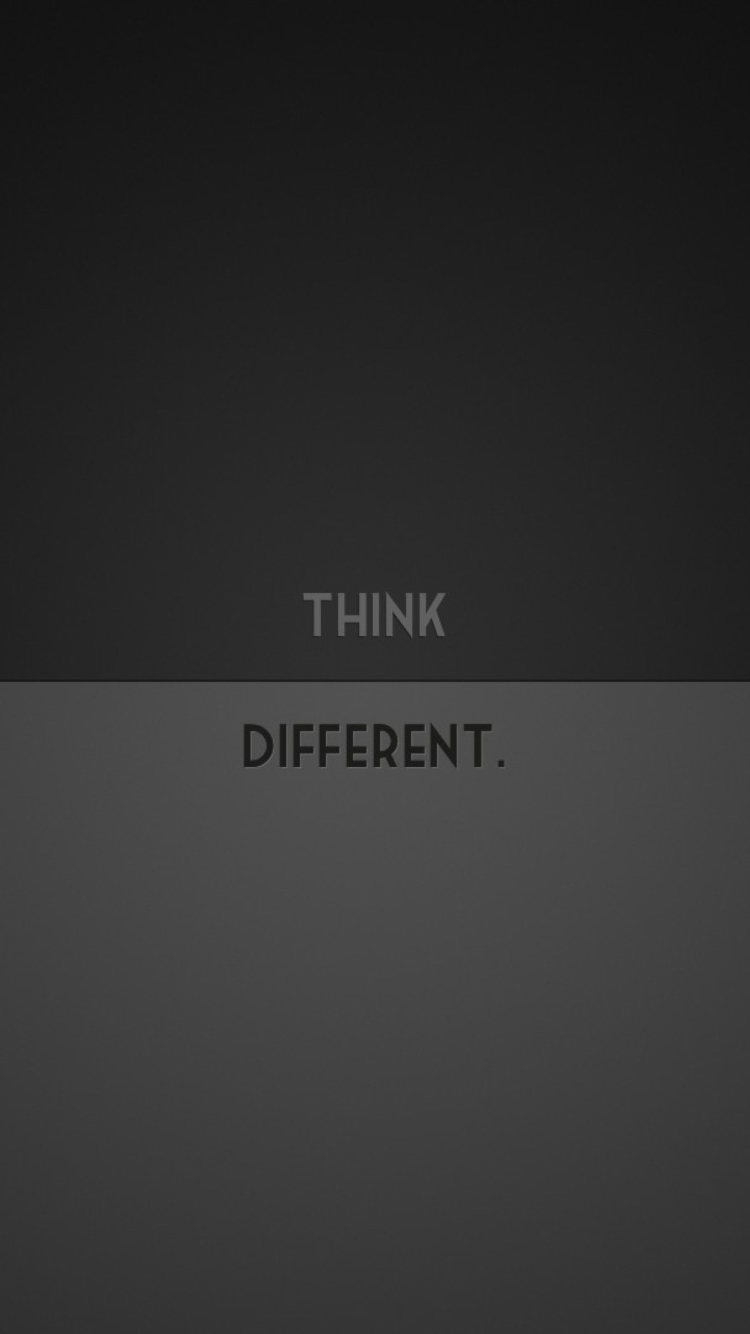 Think Different wallpaper 750x1334