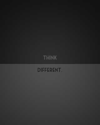 Think Different - Obrázkek zdarma pro Nokia Asha 300