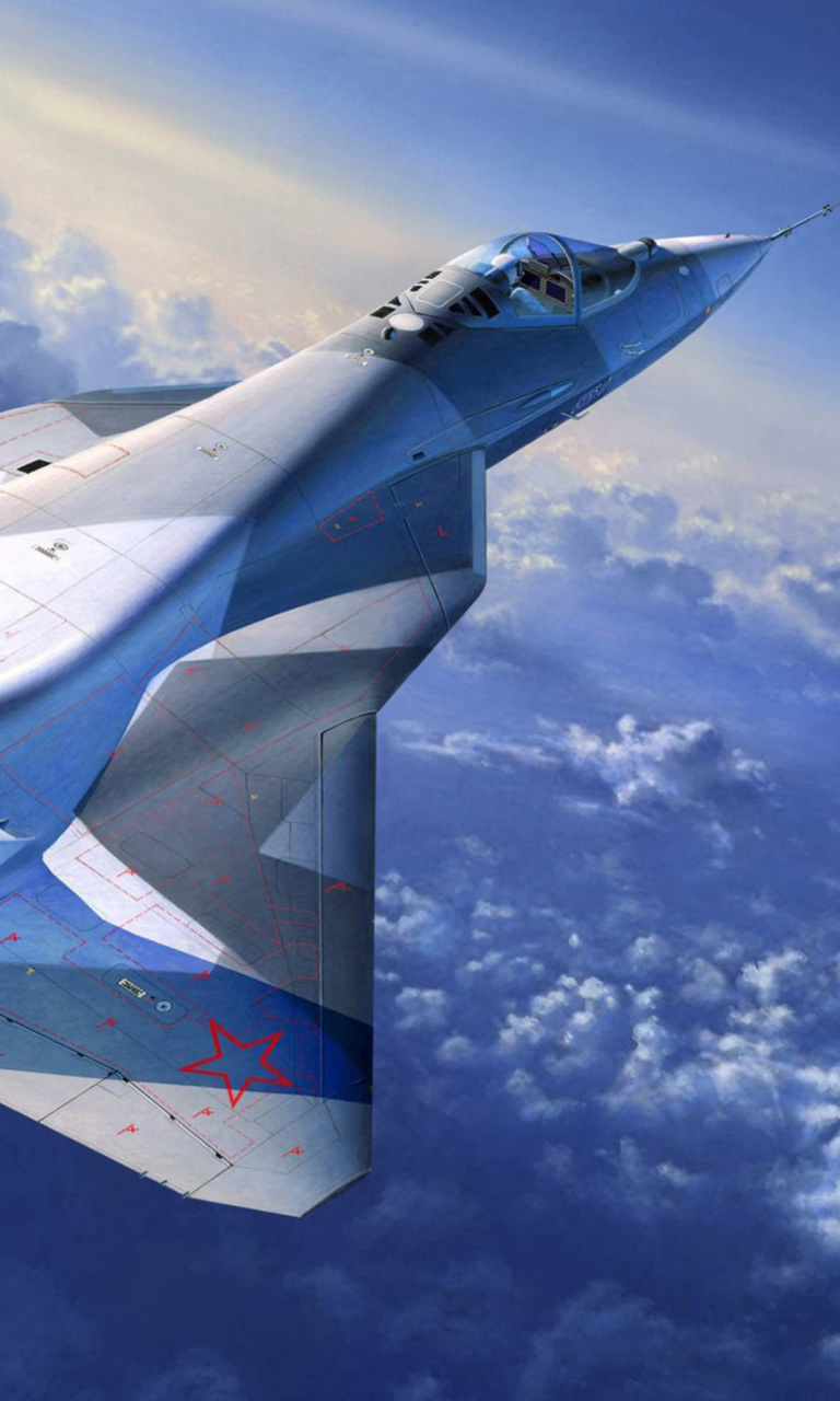 Sukhoi PAK FA Fighter Aircraft screenshot #1 768x1280
