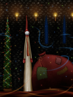 Screenshot №1 pro téma X-Mas Scene 240x320