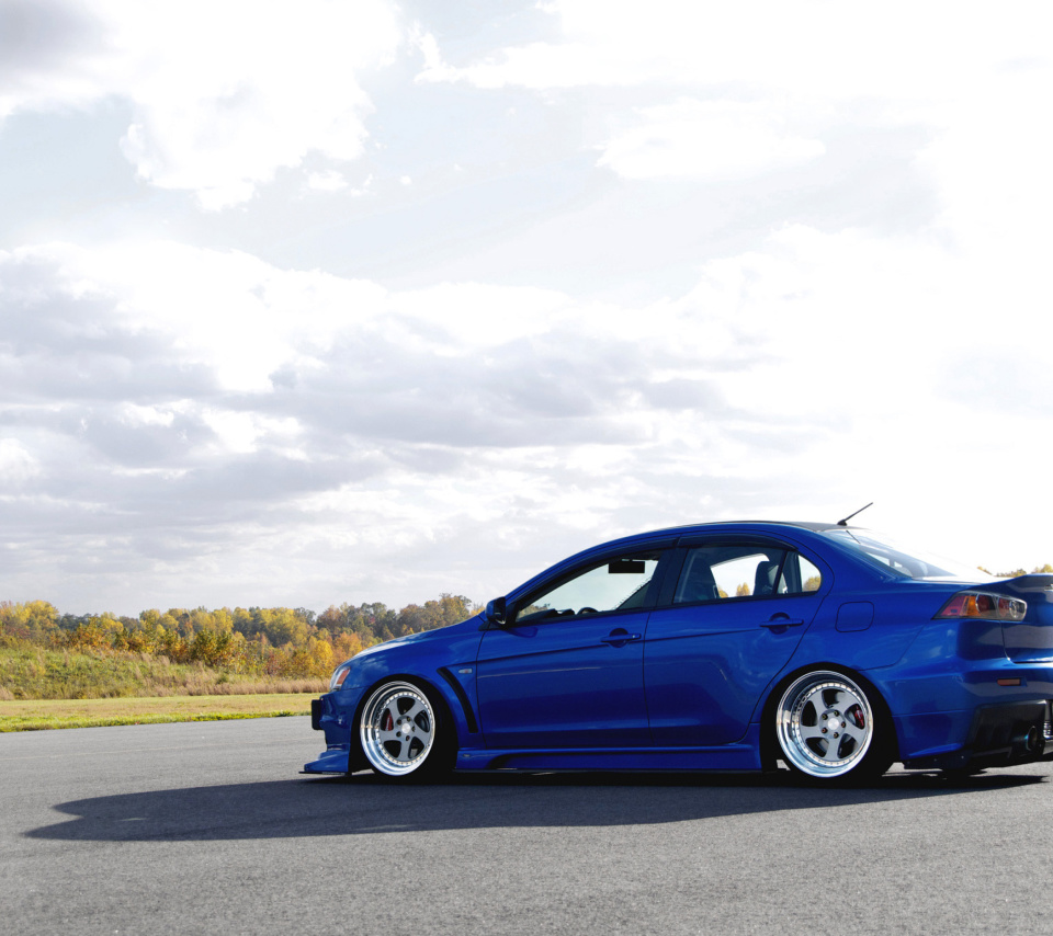 Das Mitsubishi Lancer Evolution X Wallpaper 960x854