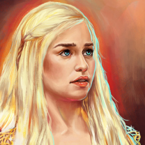 Screenshot №1 pro téma Emilia Clarke Game Of Thrones Painting 208x208