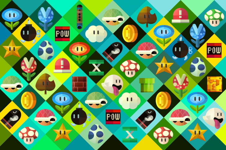 Screenshot №1 pro téma Super Mario power ups Abilities in Nintendo