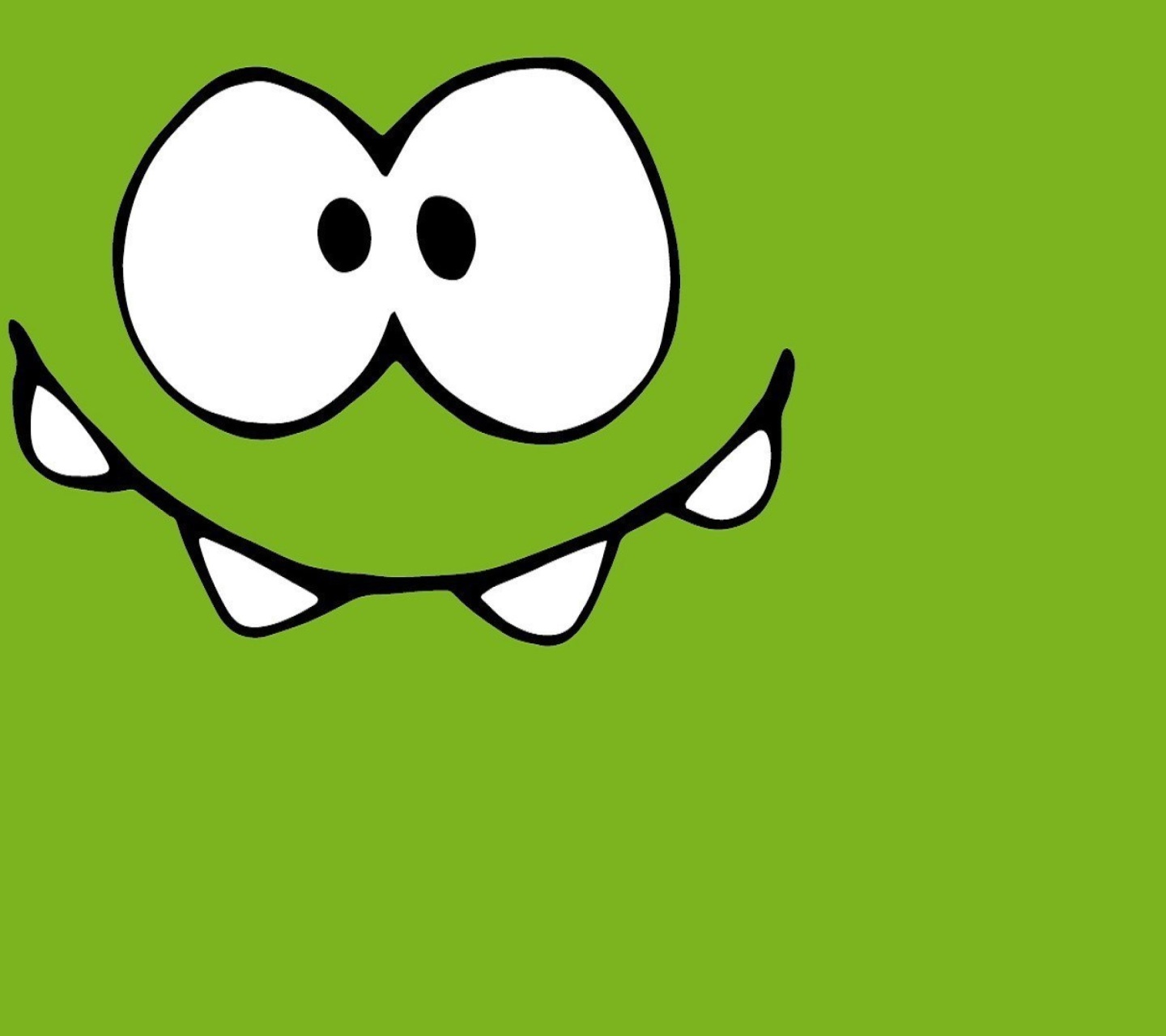 Обои Om Nom from game Cut the Rope 1440x1280