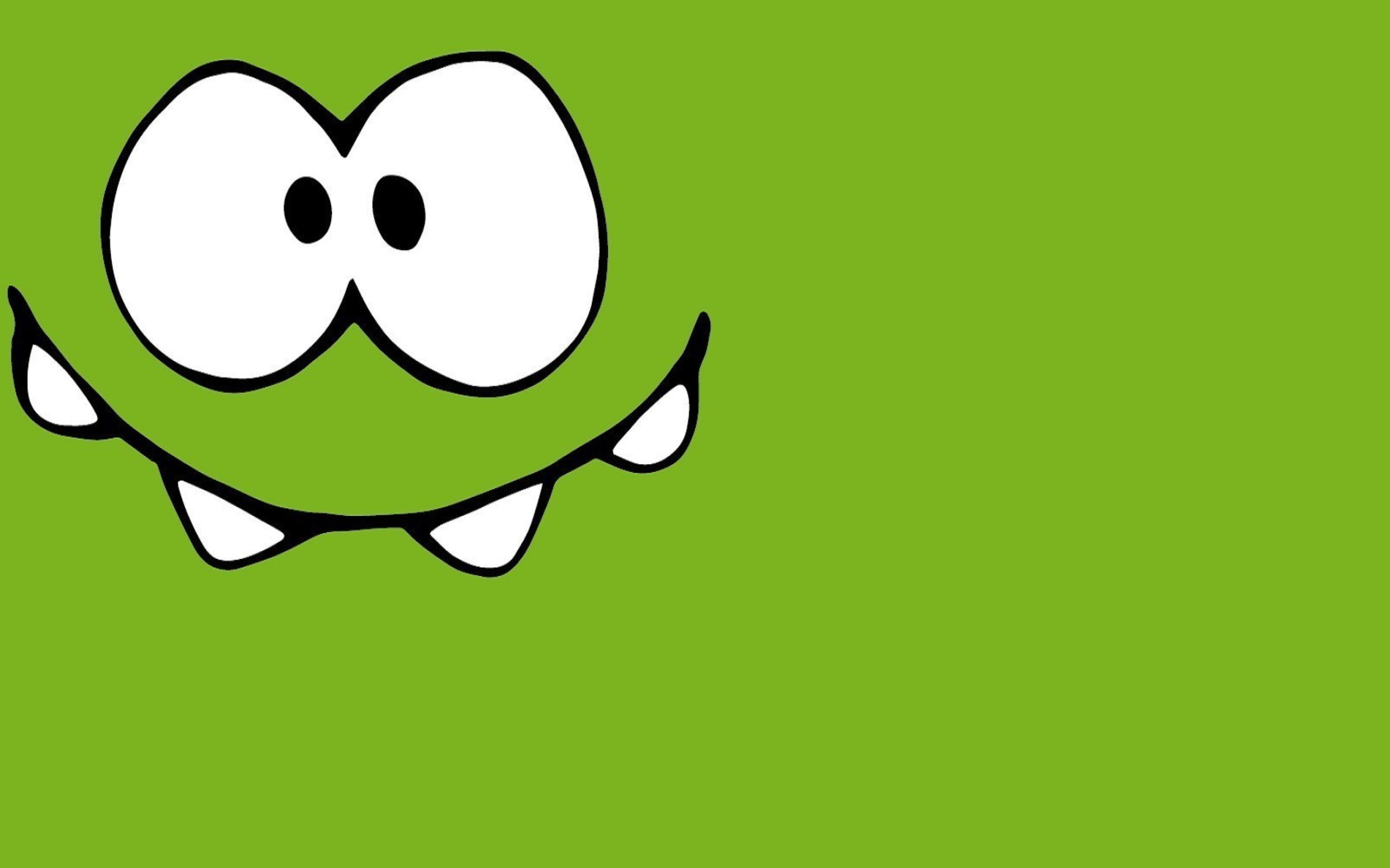 Om Nom from game Cut the Rope screenshot #1 2560x1600