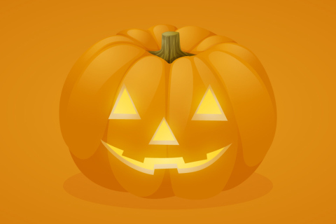 Screenshot №1 pro téma Halloween Pumpkin 480x320