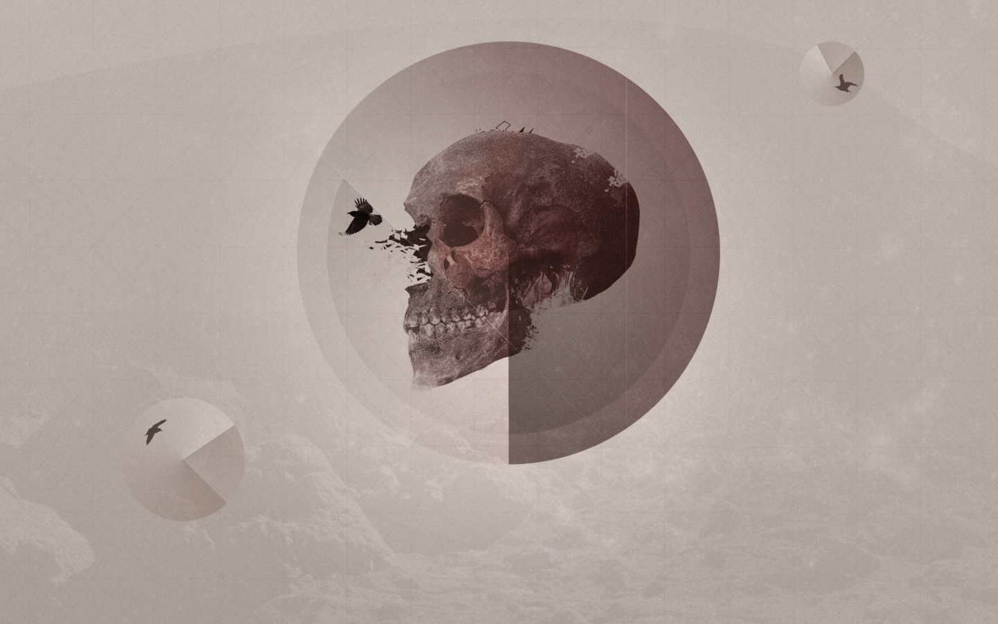 Screenshot №1 pro téma Skull 1440x900