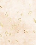 Das Music Notes Wallpaper 128x160