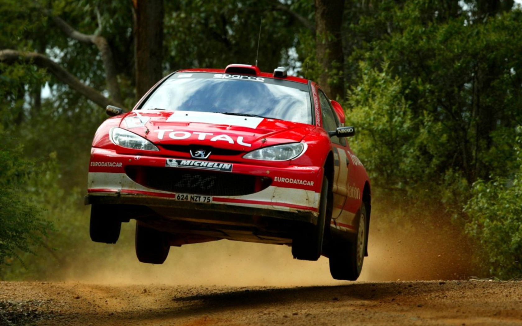 Обои Auto Racing WRC Peugeot 1680x1050