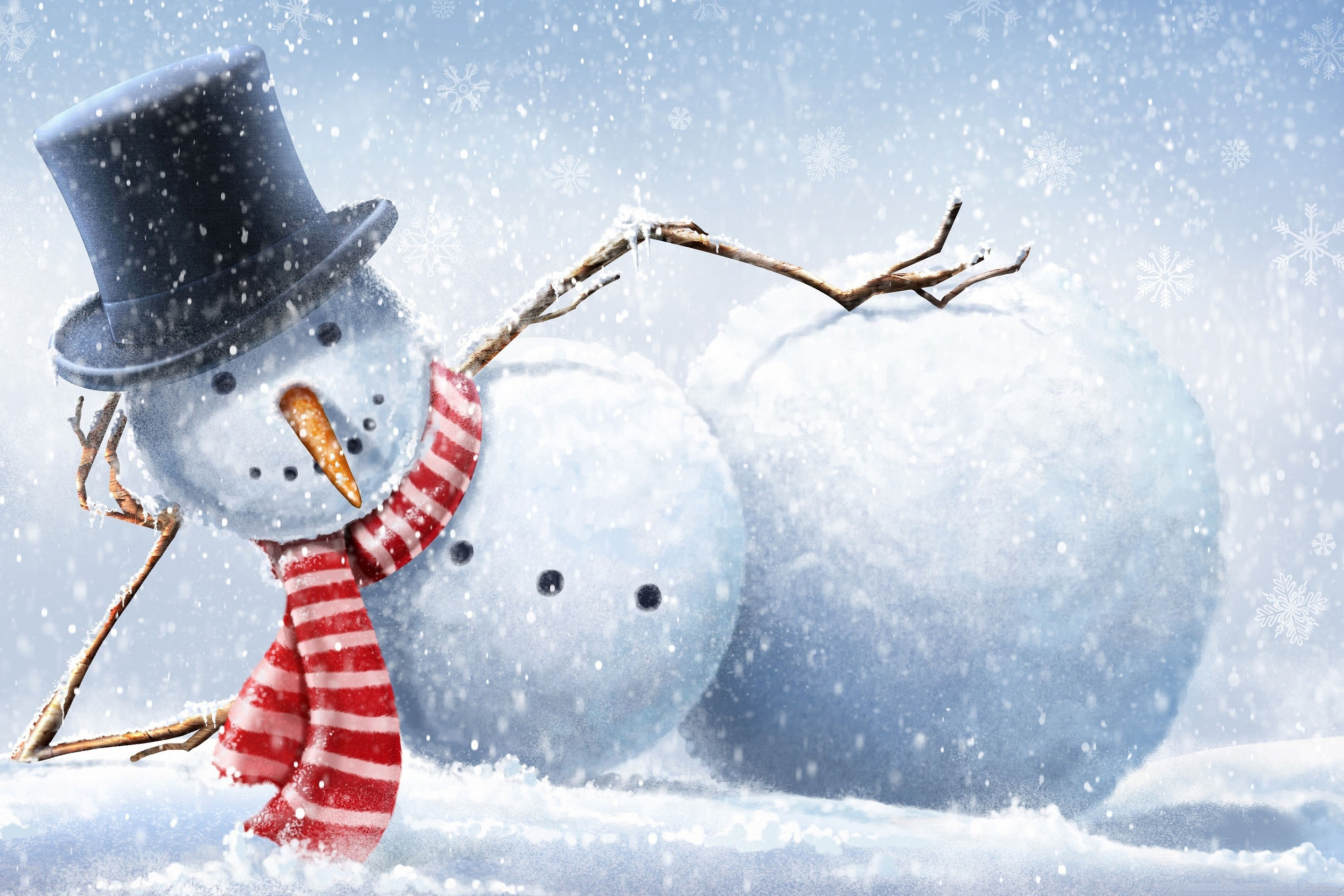 Screenshot №1 pro téma Cool Snowman 2880x1920