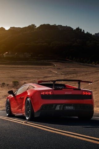 Fondo de pantalla Lamborghini Gallardo LP 570-4 Superleggera 320x480