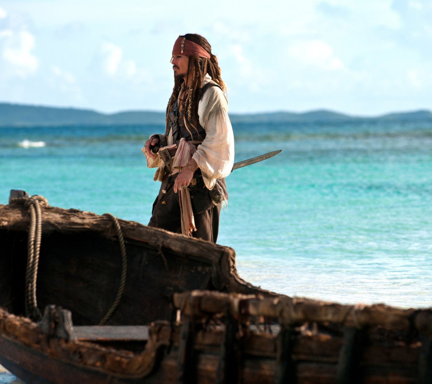 Fondo de pantalla Captain Jack Sparrow 1440x1280
