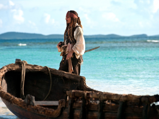 Fondo de pantalla Captain Jack Sparrow 640x480