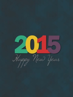 Sfondi New Year 2015 240x320