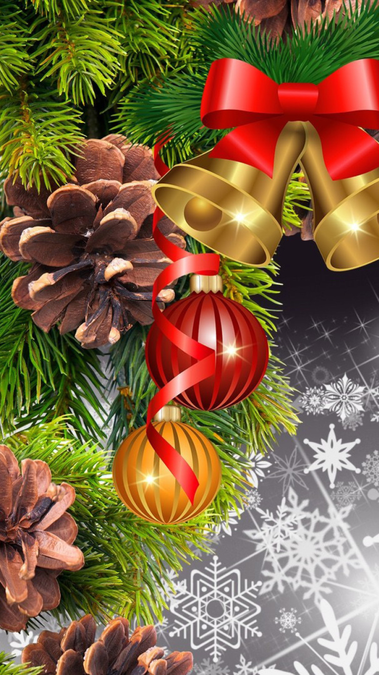Das Ways to Decorate Your Christmas Tree Wallpaper 750x1334