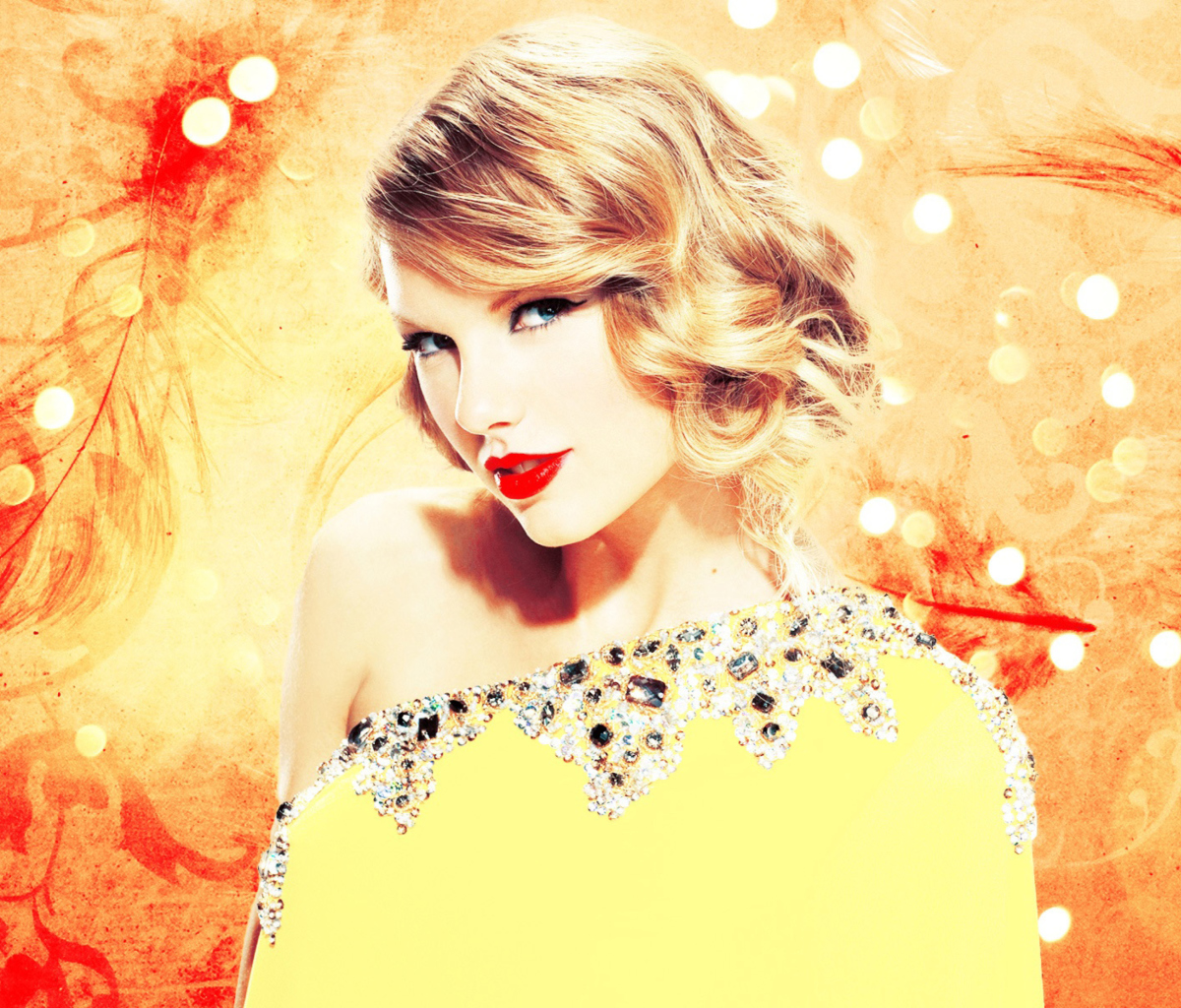 Sfondi Taylor Swift In Sparkling Dress 1200x1024
