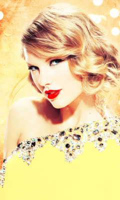 Screenshot №1 pro téma Taylor Swift In Sparkling Dress 240x400