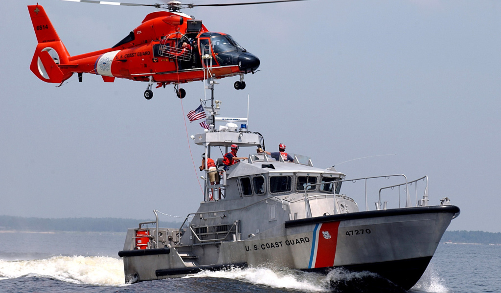 Das United States Coast Guard Wallpaper 1024x600