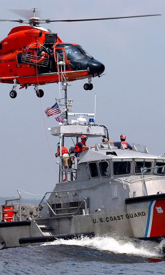 Das United States Coast Guard Wallpaper 240x400