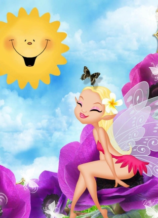Summer Fairy - Obrázkek zdarma pro 128x160