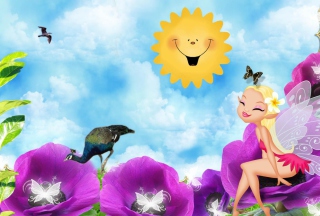Summer Fairy - Obrázkek zdarma pro Samsung Galaxy S6
