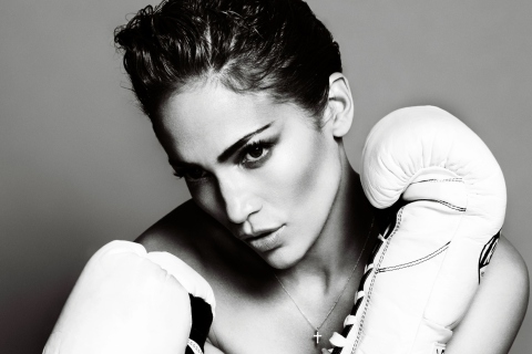 Sfondi Jennifer Lopez Boxing 480x320