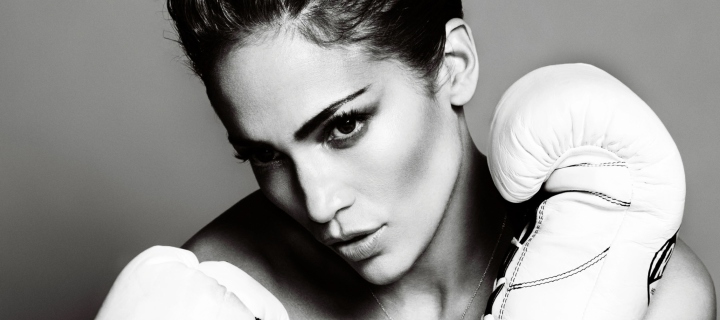 Fondo de pantalla Jennifer Lopez Boxing 720x320